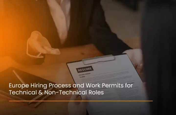 Europe hiring process and work permit steps for technical and non-technical job seekers by Quickplus Recruitment