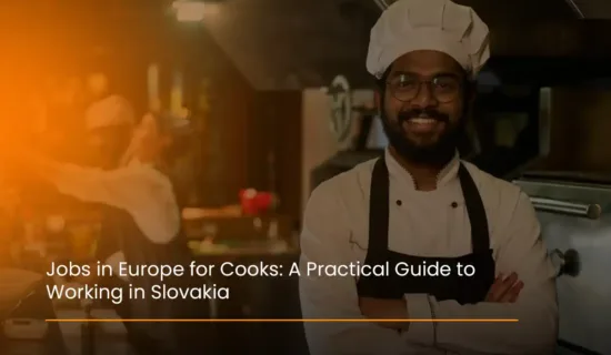 Hiring a commercial kitchen chef in Slovakia. Connect with Quickplus Recruitment for more job details.